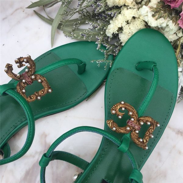 D&G AMORE FLAT SANDAL - Image 3