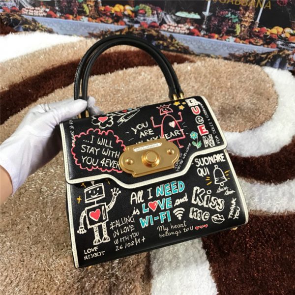 Dolce & Gabbana d&g Sicily Printed Shoulder Bag - Image 6