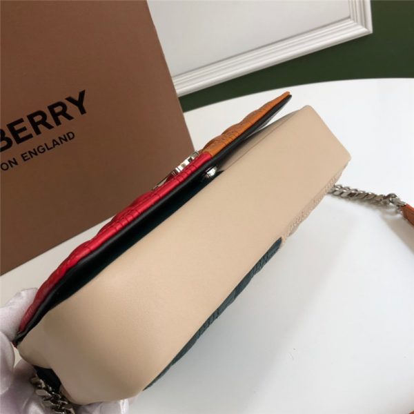 Burberry Small Horseferry Print Quilted Lola Bag - Image 8