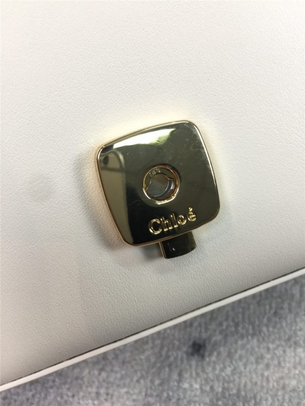 chloe c mini square bag white - Image 6