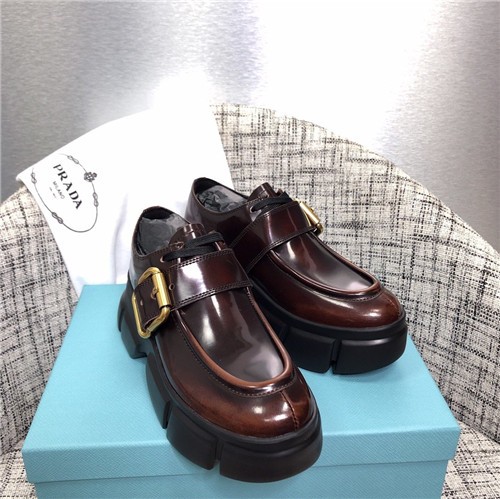 Prada Black Monolith shoes replica shoes