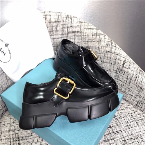 Prada Black Monolith shoes replica shoes