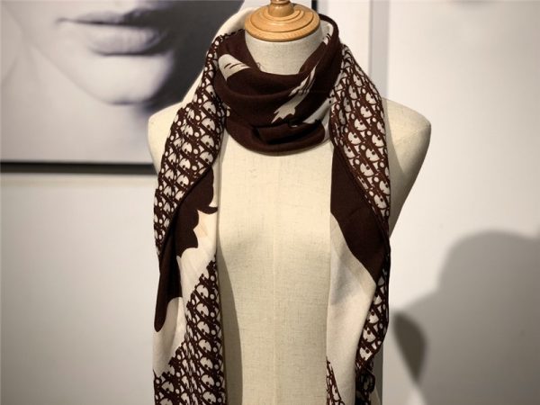 dior cashmere shawl women - Image 3