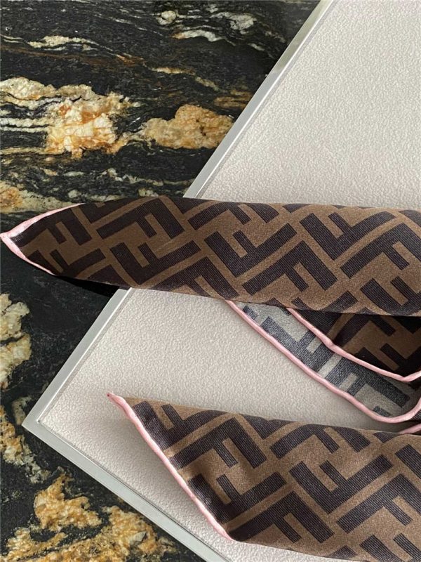fendi silk square scarf - Image 6