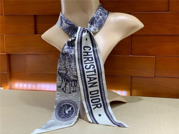dior ribbon scarves