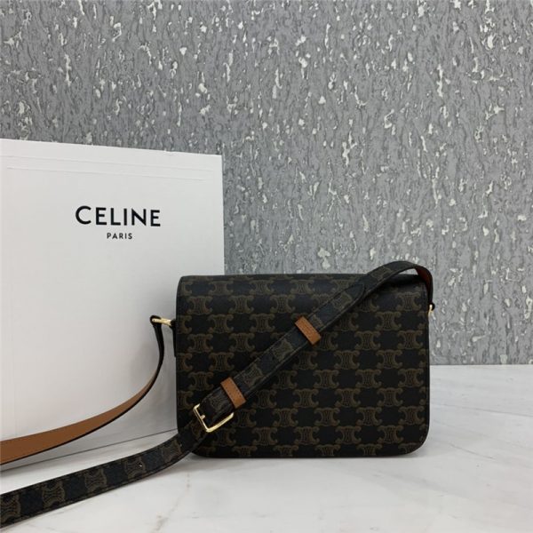celine triomphe canvas shoulder bag - Image 7
