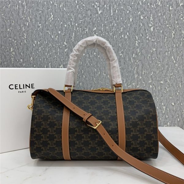 celine boston bag in triomphe canvas