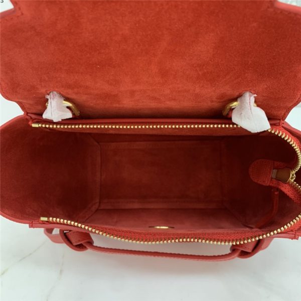 celine belt nano bag red - Image 5