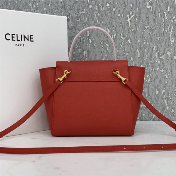 celine belt nano bag red - Image 3