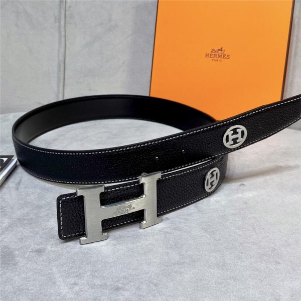 hermes belt women black