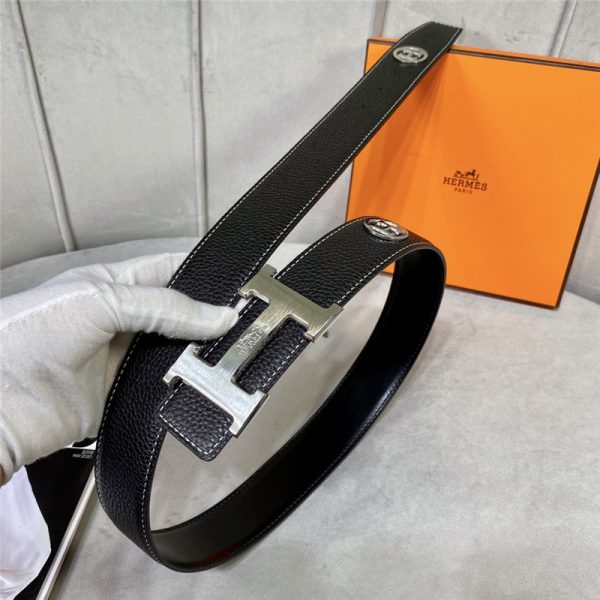 hermes belt women black - Image 5