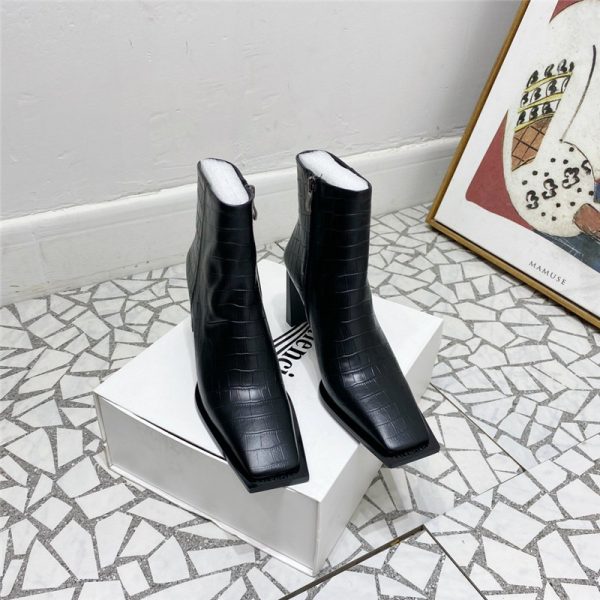 balenciaga boots black