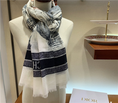 Dior cashmere shawl