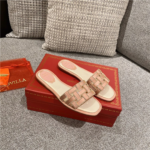 rene caovilla flat slippers