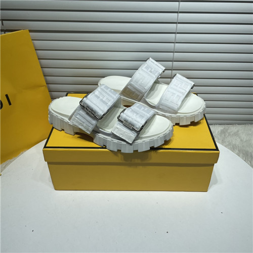 fendi ff logo sandals