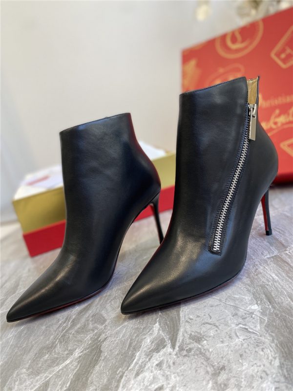 christian louboutin high heel booties