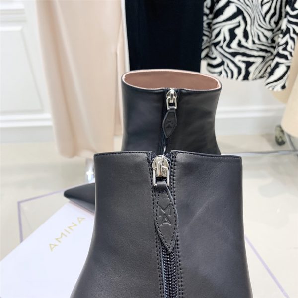 amina muaddi short boots - Image 7