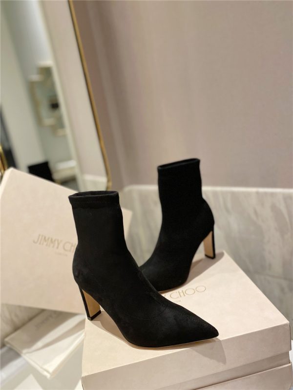 jimmy choo stretch boots short boots - Image 9