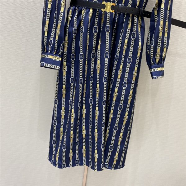 celine shirt belt dress - Image 4