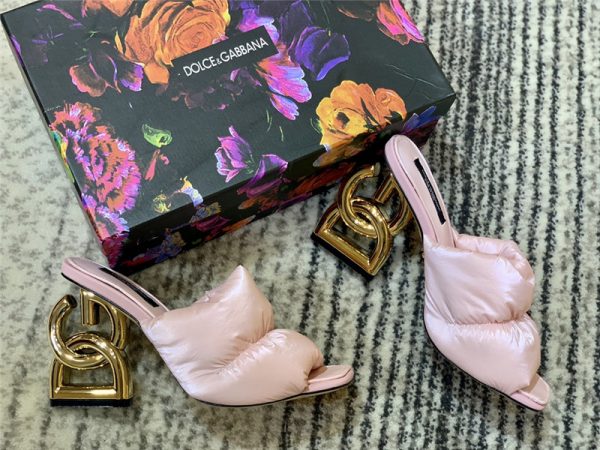dolce & gabbana d&g down letter drag sandals - Image 8
