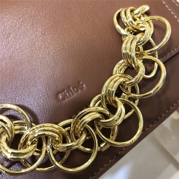 chloe drew bijou leather clutch bag - Image 5