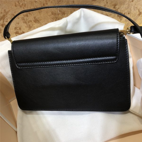 chloe drew bijou leather clutch bag black - Image 4