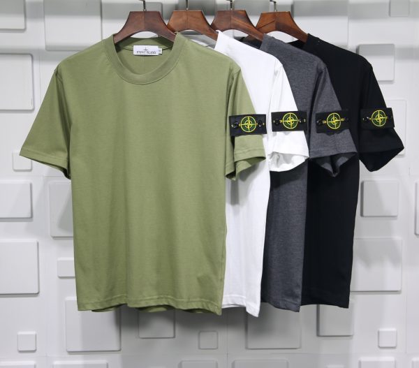 PURE COLOR SIMPLE ARMBAND T-SHIRT REPLICA SUPREME