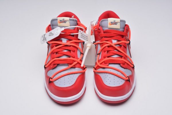 DUNK LOW OFF-WHITE UNIVERSITY RED - Image 4