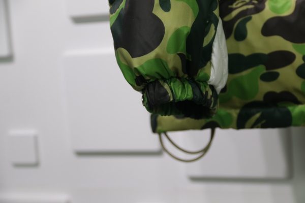 BAPE X ADIDAS ABC CAMO FIREBIRD SHARK PUFFER DOWN JACKET REPLICA - Image 5