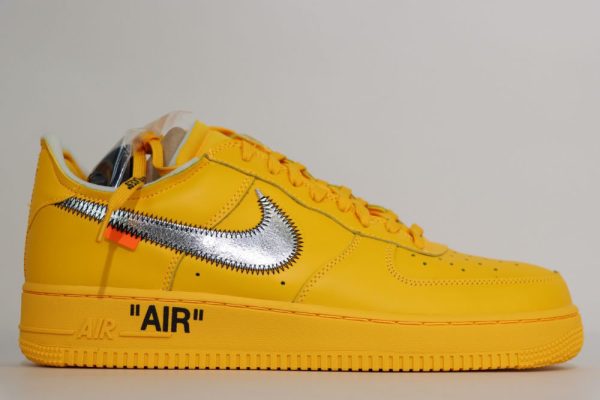 Off-White x Nk Air Force 1 “University Gold” Replica