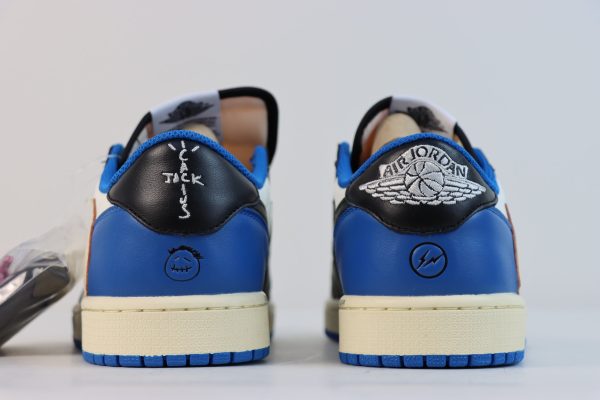 Travis Scott x fragment design x Jordan 1 Low Replica - Image 5