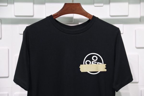 OFF-WHITE TAPE ARROWS S/S OVER T-SHIRT -BLACK REPLICA - Image 3