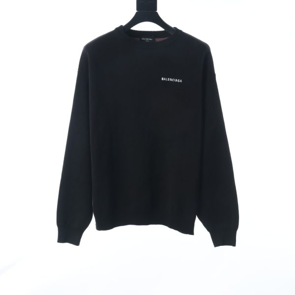 Balenciaga Black Coke Crew Neck Swea - Image 3