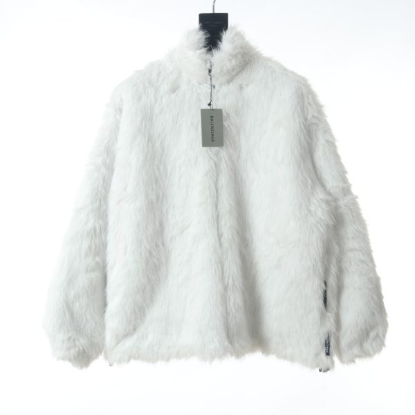 Balenciaga BLCG 22FW limited environmental graffiti fur coat