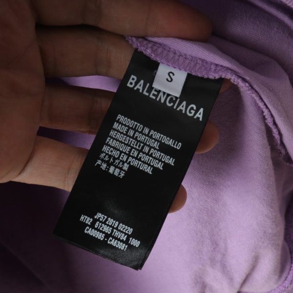 Balenciaga letter printing holes -hooded sweater A - Image 8