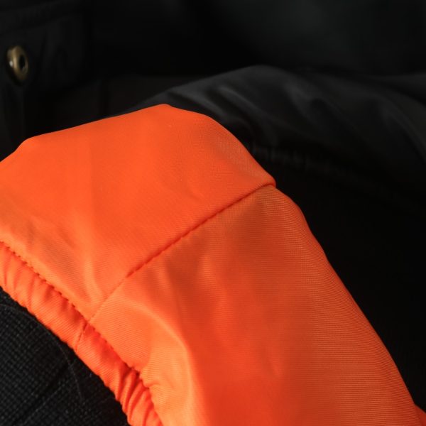 Balenciaga BLCG 22FW Outlets Counter -headed nylon thin cotton flying hooded jacket - Image 6