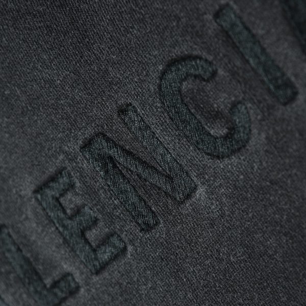 Balenciaga before and after letters embroidery water washing as old hooded sweater - Image 6