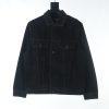 BALENCIAGA BLCG 22FW Double B graffiti letter print denim jacket