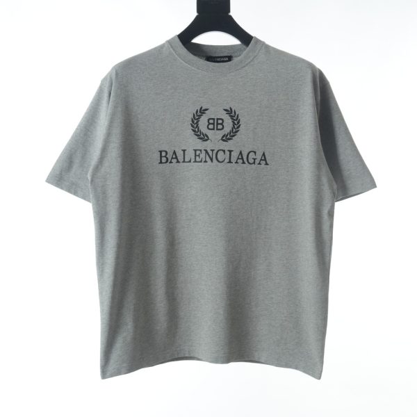 Balenciaga BLCG wheat ear letter print short-sleeved T-shirt