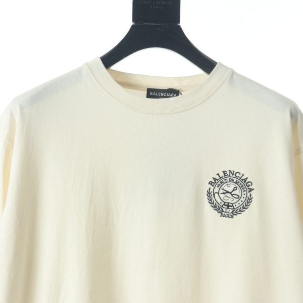 Balenciaga BLCG 1917 Scissors Embroidered Short Sleeve T-Shirt - Image 3