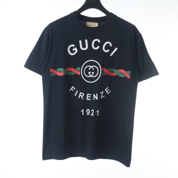 GUCCI twist belt short-sleeved T-shirt