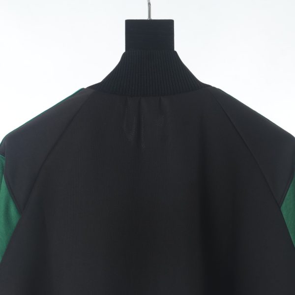 GUCCI three-color striped rubberized zipper suit jacket - Image 15
