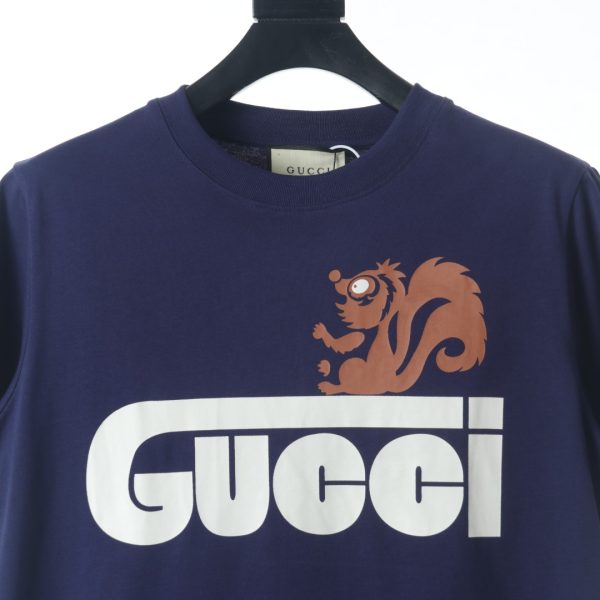 GUCCI obvious style rat print short-sleeved T-shirt - Image 8