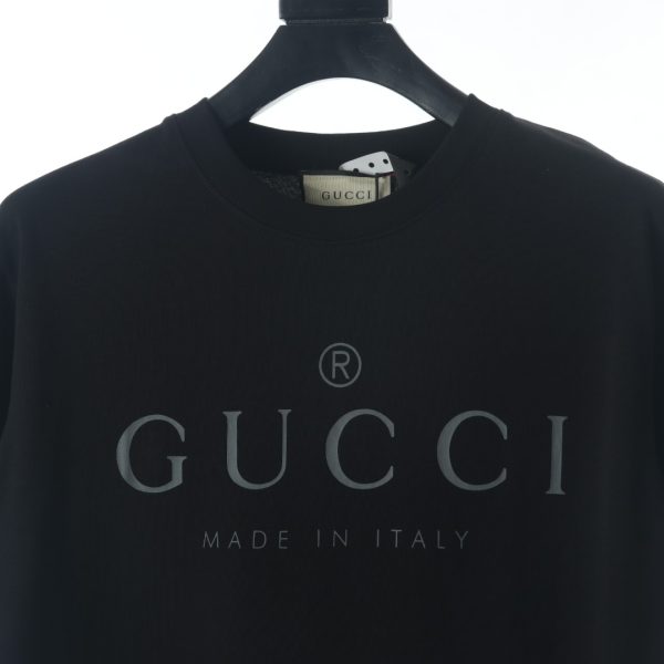 GUCCI chest letter print short-sleeved T-shirt - Image 3