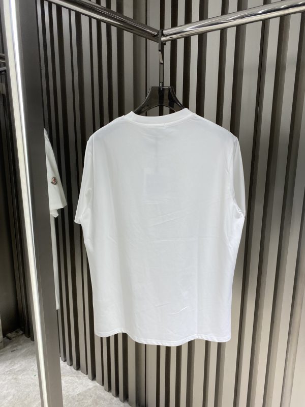 Moncler heavy industry logo hot diamond round neck T - Image 8