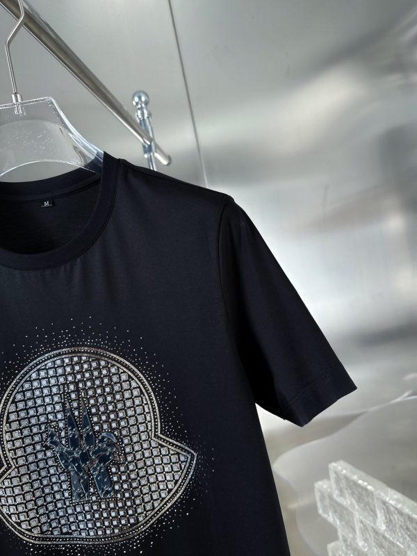 Moncler 2023 New Men's Round Neck Short Sleeve T-Shirt - Image 3