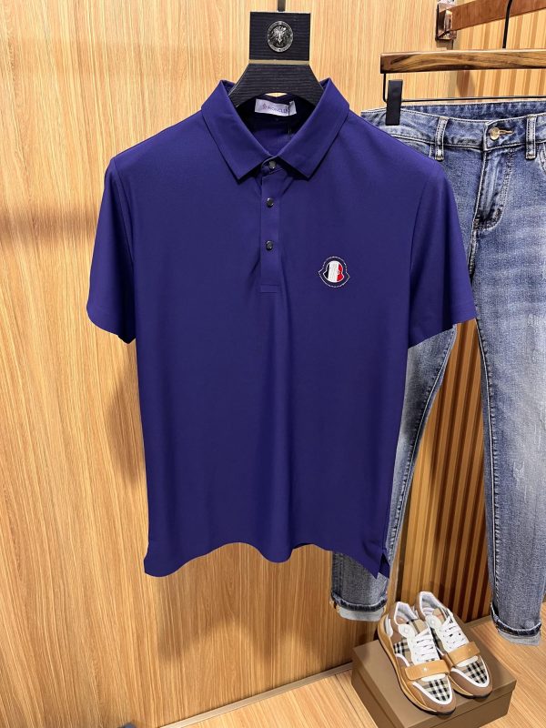 Moncler Mengkou 2023ss summer latest top version high-density embroidery counter style polo shirt - Image 3
