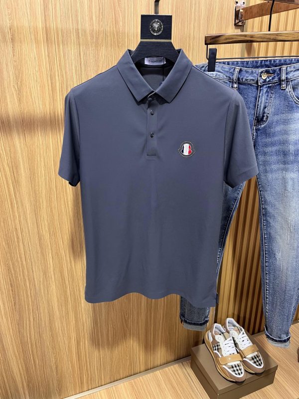 Moncler Mengkou 2023ss summer latest top version high-density embroidery counter style polo shirt - Image 4