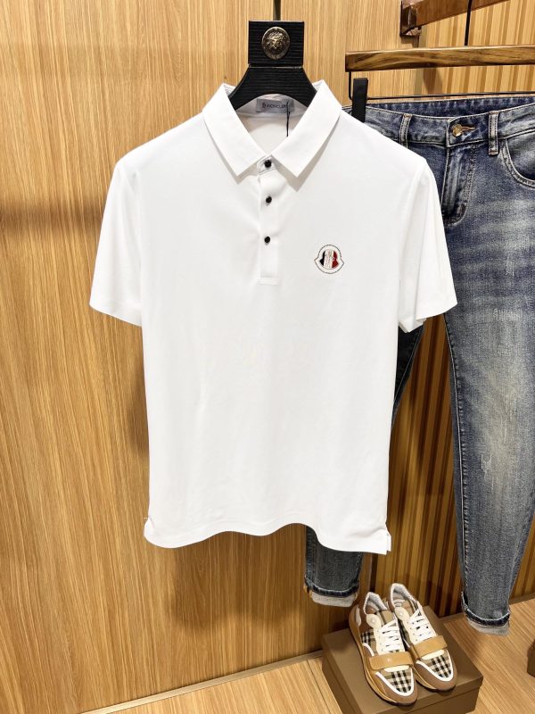 Moncler Mengkou 2023ss summer latest top version high-density embroidery counter style polo shirt - Image 5