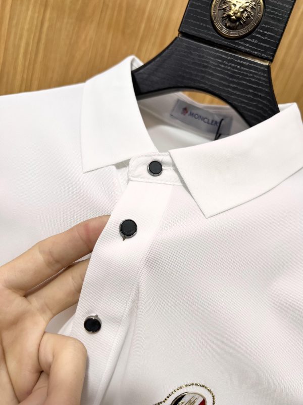 Moncler Mengkou 2023ss summer latest top version high-density embroidery counter style polo shirt - Image 10